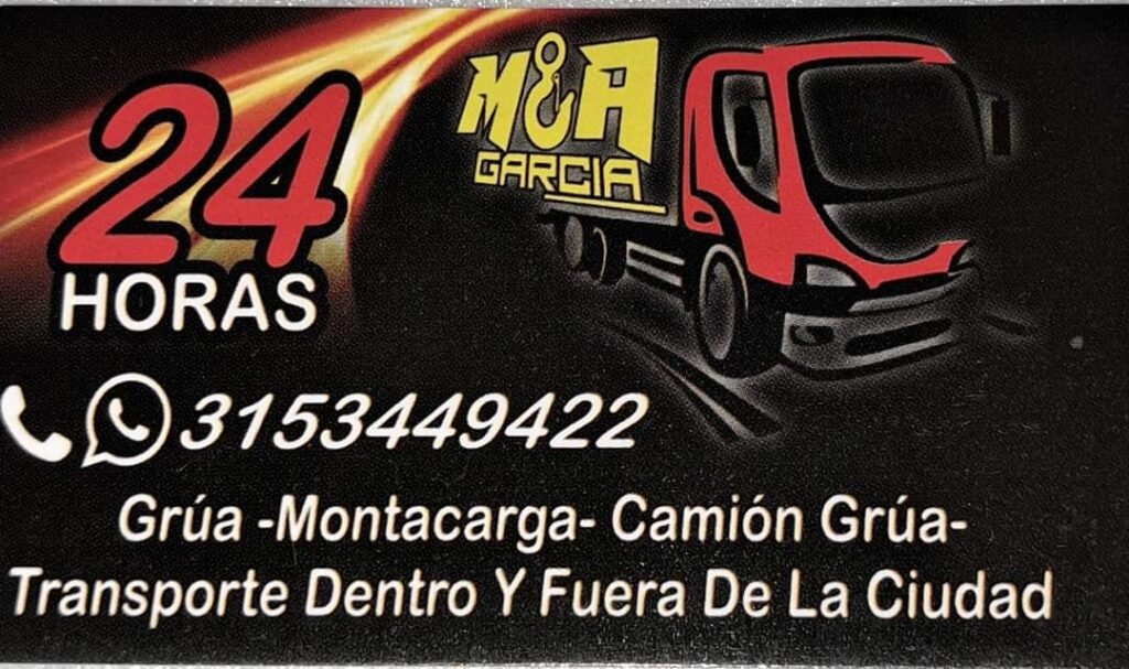 Tarjeta Gruas MyA Garcia